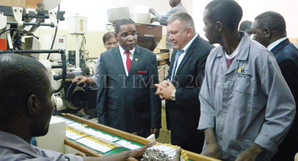 Minister of Industry and Trade, Joseph Mwanamvekha